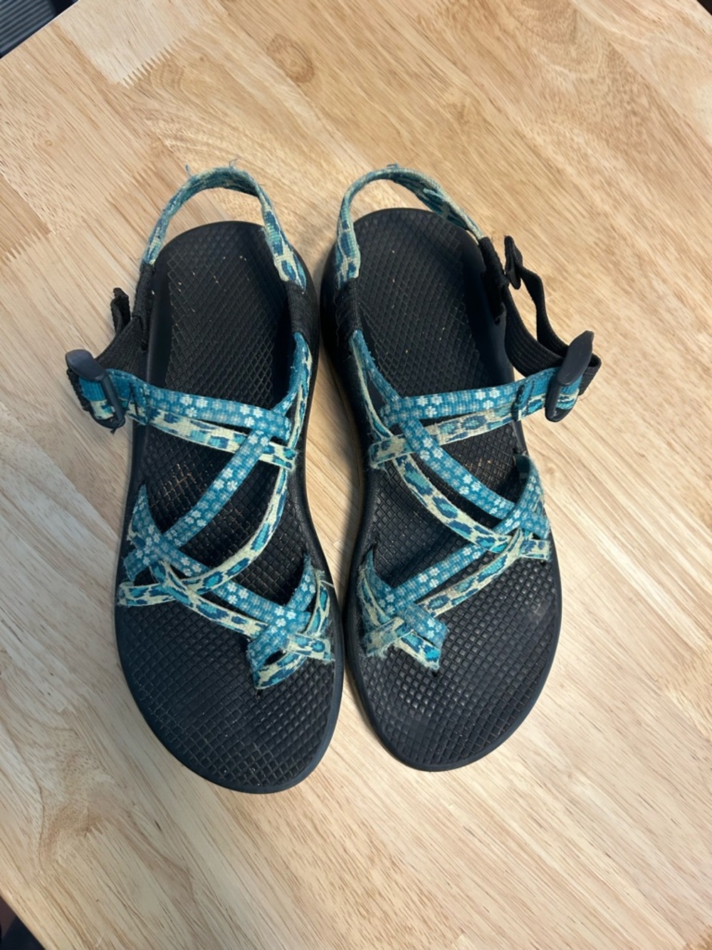 Chaco Blue Customized Sandals W 10